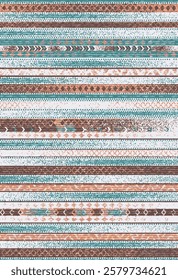 Geometrical Carpet Vector modern Pattern with trending colors in high resolution
