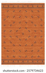 Geometrical Carpet Vector modern Pattern with trending colors in high resolution
