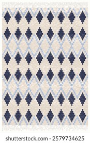 Geometrical Carpet Vector modern Pattern with trending colors in high resolution
