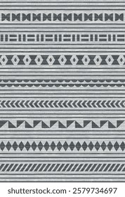 Geometrical Carpet Vector modern Pattern with trending colors in high resolution
