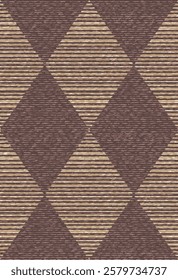 Geometrical Carpet Vector modern Pattern with trending colors in high resolution

