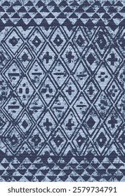 Geometrical Carpet Vector modern Pattern with trending colors in high resolution
