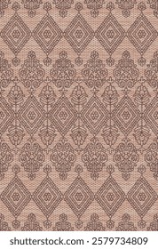 Geometrical Carpet Vector modern Pattern with trending colors in high resolution
