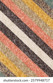 Geometrical Carpet Vector modern Pattern with trending colors in high resolution
