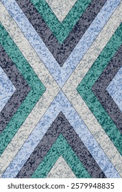 Geometrical Carpet Vector modern Pattern with trending colors in high resolution
