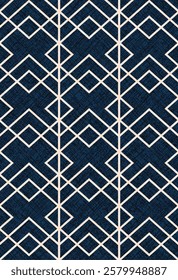 Geometrical Carpet Vector modern Pattern with trending colors in high resolution
