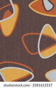 Geometrical Carpet Vector modern Pattern with texture and trending colors in high resolution
