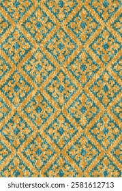 Geometrical Carpet Vector modern Pattern with texture and trending colors in high resolution
