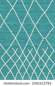Geometrical Carpet Vector modern Pattern with texture and trending colors in high resolution

