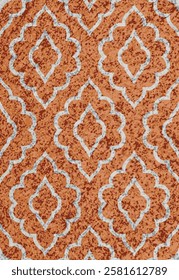 Geometrical Carpet Vector modern Pattern with texture and trending colors in high resolution
