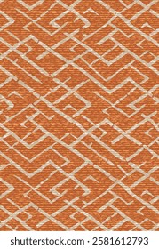 Geometrical Carpet Vector modern Pattern with texture and trending colors in high resolution

