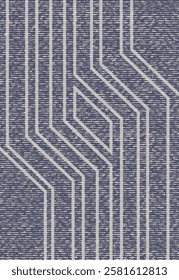 Geometrical Carpet Vector modern Pattern with texture and trending colors in high resolution
