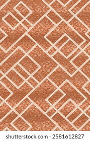 Geometrical Carpet Vector modern Pattern with texture and trending colors in high resolution
