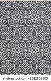 Geometrical Carpet Vector modern Pattern with texture and trending colors in high resolution
