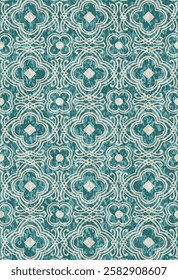 Geometrical Carpet Vector modern Pattern with texture and trending colors in high resolution
