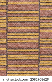 Geometrical Carpet Vector modern Pattern with texture and trending colors in high resolution
