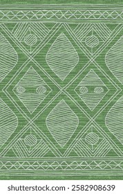Geometrical Carpet Vector modern Pattern with texture and trending colors in high resolution
