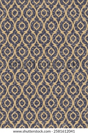 Geometrical Carpet Vector modern Pattern with texture and trending colors in high resolution
