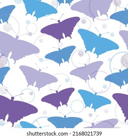 Geometrical chaotic colored grid, hand drawn doodle insects shapes, rainbow color palette.  Seamless pattern.