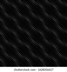 Geometrical circle pattern background - black and white abstract vector illustration from circles