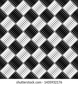 Geometrical circle pattern background - monochrome abstract vector design from circles