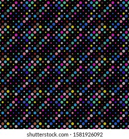 Geometrical circle pattern background - multicolor vector design from circles