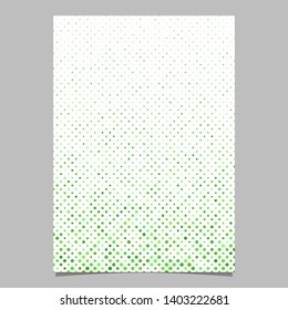Geometrical circle pattern flyer template - vector design