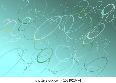 Geometrical color gradient ellipse web site background - abstract vector illustration with ellipses