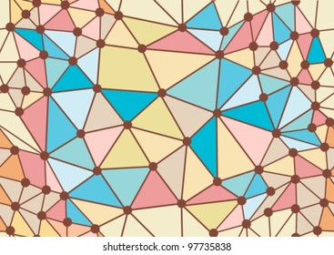 geometrical colorful doodle seamless pattern,vector illustration