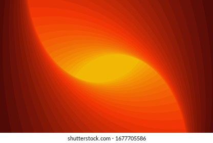 Geometrical colorful gradient background. Gradient ovals in red shades. Geometrical design. Gradient petals.