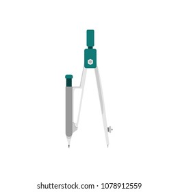 Geometrical Compass Tool Illustration