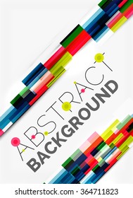 Fondo de diseño geométrico, líneas rectas sobre blanco
