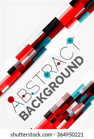 Fondo de diseño geométrico, líneas rectas sobre blanco