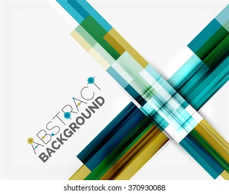 Fondo de diseño geométrico, líneas rectas sobre blanco