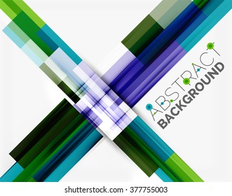 Fondo de diseño geométrico, líneas rectas sobre blanco