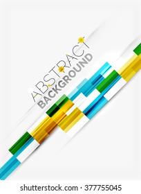 Fondo de diseño geométrico, líneas rectas sobre blanco