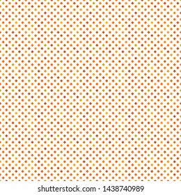 Geometrical diagonal square pattern background - orange abstract vector design from squares