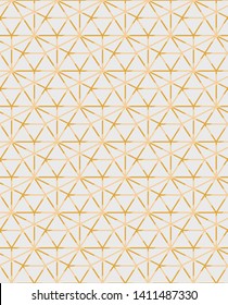 geometrical diamond seamless pattern in gold tones