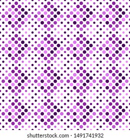 Geometrical dot pattern background - abstract violet vector design