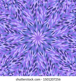 Geometrical dynamic round mosaic background - hypnotic psychedelic colorful circular vector graphic design with geometric shapes