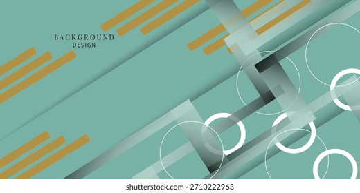 Fondo verde suave elegante geométrico del diseño 