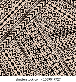 Geometrical ethnic motifs