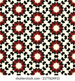 patrón geométrico étnico oriental sin soldadura, ornamento oriental, impresión interminable