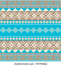 Geometrical ethnic ornamental seamless african style background