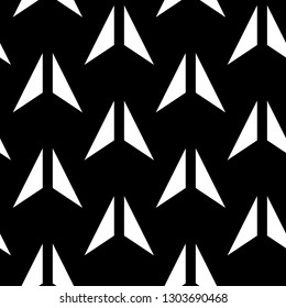 Geometrical figures pattern. Geometric background. Triangular shapes wallpaper. Polygons ornament. Digital paper, textile print, abstract. Triangles backdrop. Seamless vector.