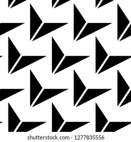 Geometrical figures pattern. Polygons ornament. Geometric background. Digital paper, textile print, abstract.Triangular shapes wallpaper. Triangles backdrop. Seamless vector