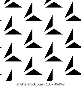 Geometrical figures pattern. Polygons ornament. Triangular shapes wallpaper. Geometric background. Digital paper, textile print, abstract. Triangles backdrop. Seamless vector