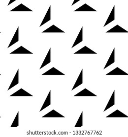 Geometrical figures pattern. Polygons ornament. Geometric background. Triangular shapes wallpaper. Digital paper, textile print, abstract. Triangles backdrop. Seamless vector