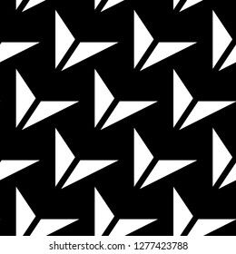 Geometrical figures pattern. Triangles backdrop. Geometric background. Digital paper, textile print, abstract. Polygons ornament. Triangular shapes wallpaper. Seamless vector.