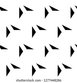 Geometrical figures pattern. Triangles backdrop. Polygons ornament. Triangular shapes wallpaper. Geometric background. Digital paper, textile print, abstract. Seamless vector